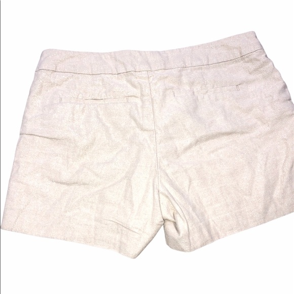 Banana Republic size 6 tan linen chino shorts - Picture 3 of 8